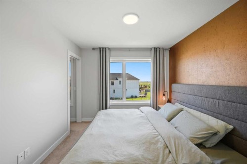 138 Homestead Boulevard Ne, Calgary, AB - Indoor Photo Showing Bedroom