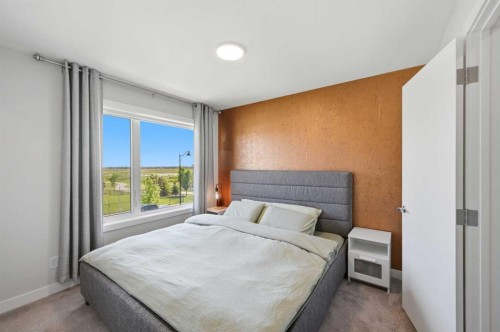 138 Homestead Boulevard Ne, Calgary, AB - Indoor Photo Showing Bedroom