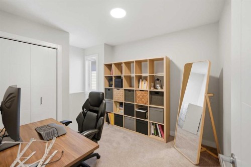 138 Homestead Boulevard Ne, Calgary, AB - Indoor Photo Showing Office