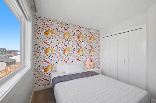 138 Homestead Boulevard Ne, Calgary, AB - Indoor Photo Showing Bedroom