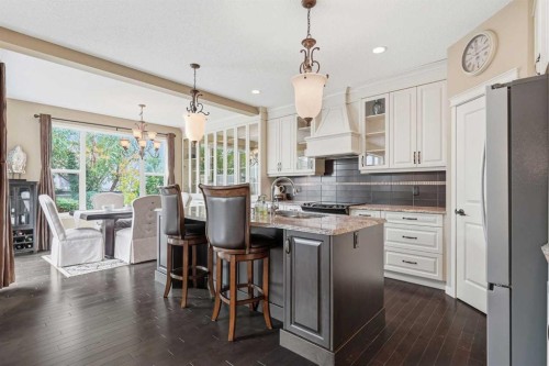 160 Brightoncrest Manor Se, Calgary, AB - Indoor Photo Showing Kitchen With Upgraded Kitchen