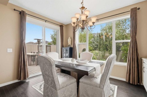 160 Brightoncrest Manor Se, Calgary, AB - Indoor Photo Showing Dining Room