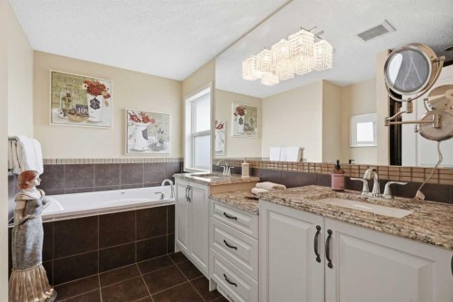 160 Brightoncrest Manor Se, Calgary, AB - Indoor Photo Showing Bathroom