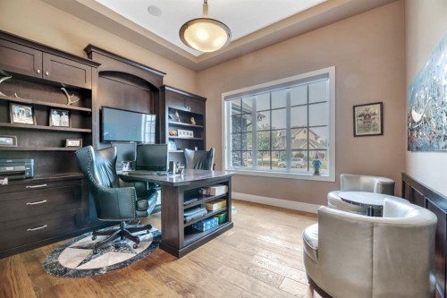 16 Heaver Gate, Rural Foothills County, AB - Indoor Photo Showing Office