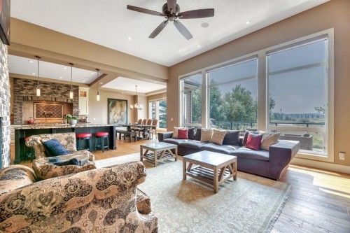16 Heaver Gate, Rural Foothills County, AB - Indoor Photo Showing Living Room