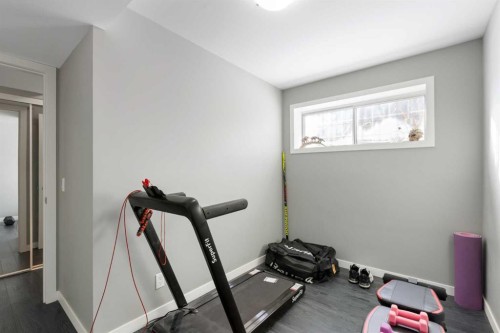 172 Rundlefield Crescent Ne, Calgary, AB - Indoor Photo Showing Gym Room