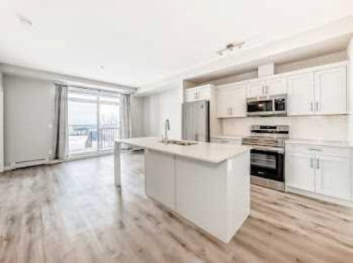 110-30 Sage Hill Walk Nw, Calgary, AB - Indoor Photo Showing Kitchen With Upgraded Kitchen