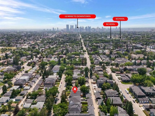 3409 2 Street Nw, Calgary, AB - Outdoor With View