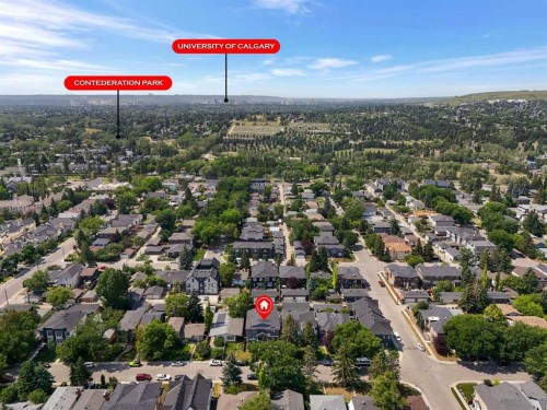3409 2 Street Nw, Calgary, AB - Outdoor With View