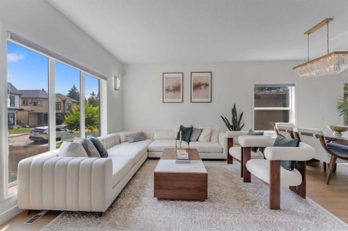 3409 2 Street Nw, Calgary, AB - Indoor Photo Showing Living Room