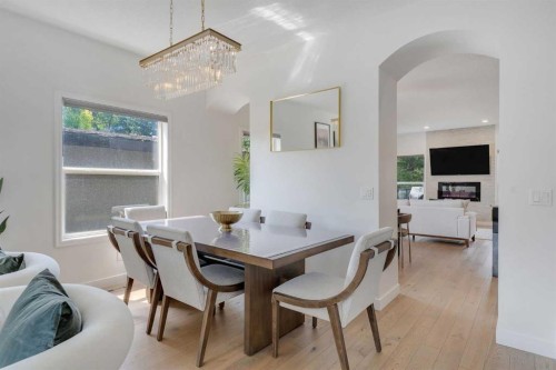 3409 2 Street Nw, Calgary, AB - Indoor Photo Showing Dining Room