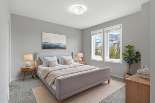 1404 Auburn Bay Square, Calgary, AB - Indoor Photo Showing Bedroom