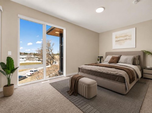6110 Bowwood Drive Nw, Calgary, AB - Indoor Photo Showing Bedroom