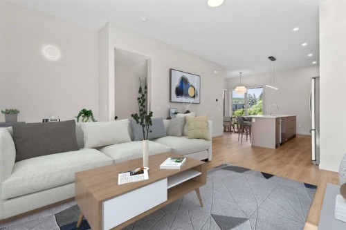 6110 Bowwood Drive Nw, Calgary, AB - Indoor Photo Showing Living Room