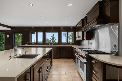 2724 Signal Ridge View Sw, Calgary, AB - Indoor Photo Showing Kitchen With Upgraded Kitchen