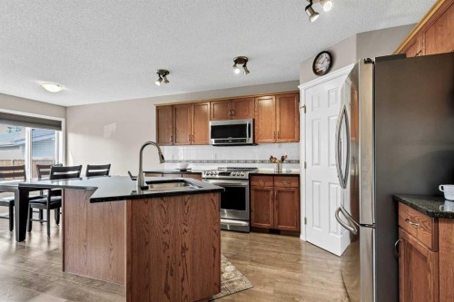152 Covewood Green Ne, Calgary, AB - Indoor Photo Showing Kitchen With Stainless Steel Kitchen