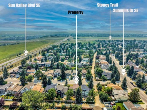 16 Sun Harbour Crescent Se, Calgary, AB -  With View