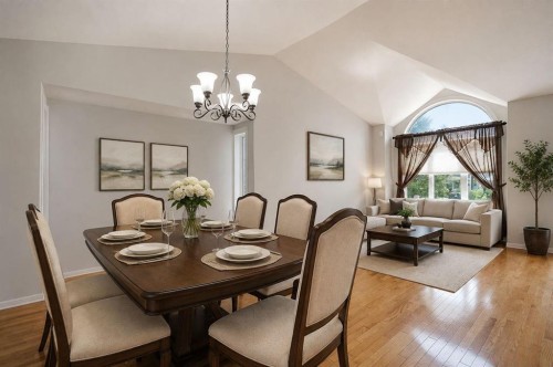 16 Sun Harbour Crescent Se, Calgary, AB - Indoor Photo Showing Dining Room