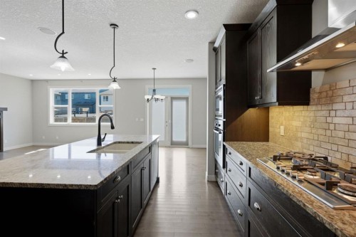 7 Copperleaf Terrace Se, Calgary, AB - Indoor Photo Showing Kitchen With Upgraded Kitchen