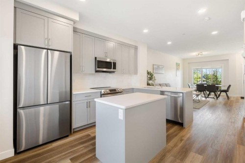 251 Lucas Boulevard Nw, Calgary, AB - Indoor Photo Showing Kitchen With Upgraded Kitchen