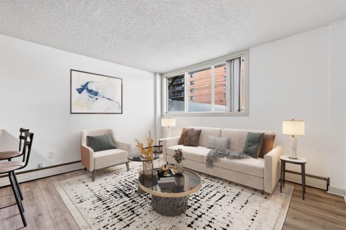 103-1333 13 Avenue Sw, Calgary, AB - Indoor Photo Showing Living Room