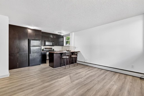 103-1333 13 Avenue Sw, Calgary, AB - Indoor Photo Showing Kitchen