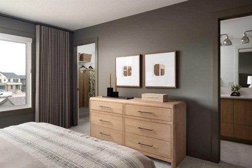 198 Starling Boulevard Nw, Calgary, AB - Indoor Photo Showing Bedroom