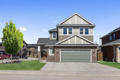 100 Kinniburgh Gardens, Chestermere, AB - Outdoor With Facade