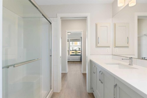 202-150 Shawnee Square Sw, Calgary, AB - Indoor Photo Showing Bathroom