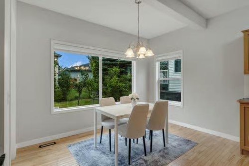 100 Fairways Drive Nw, Airdrie, AB - Indoor Photo Showing Dining Room