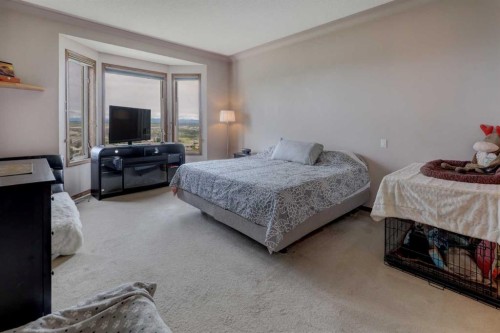 321 Gleneagles View, Cochrane, AB - Indoor Photo Showing Bedroom
