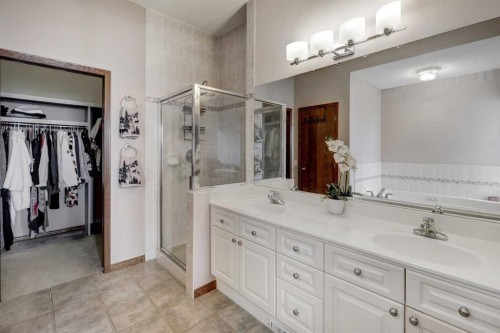 321 Gleneagles View, Cochrane, AB - Indoor Photo Showing Bathroom
