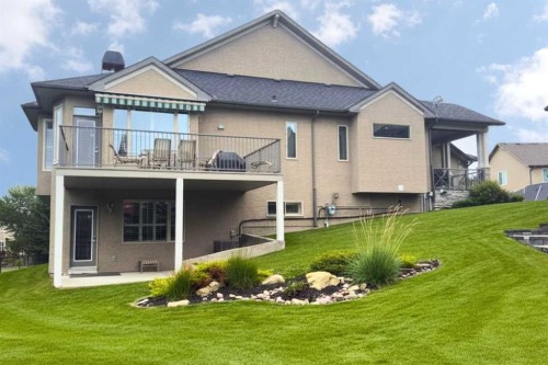 66 Evercreek Bluffs View Sw, Calgary, AB - Outdoor With Deck Patio Veranda