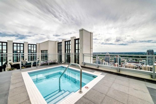 1204-901 10 Avenue Sw, Calgary, AB - Outdoor With In Ground Pool