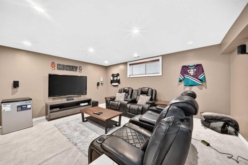 121 Chapalina Heights Se, Calgary, AB - Indoor Photo Showing Basement