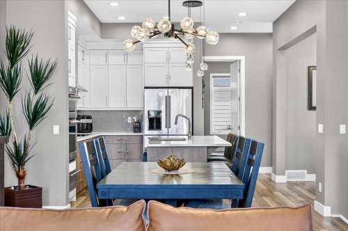 24 Mahogany Gardens Se, Calgary, AB - Indoor Photo Showing Dining Room