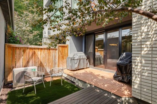 2-1713 36 Avenue Sw, Calgary, AB - Outdoor With Deck Patio Veranda