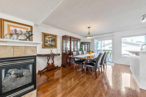 455 Prestwick Circle Se, Calgary, AB - Indoor With Fireplace