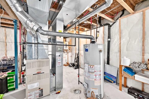 505 Kincora Bay Nw, Calgary, AB - Indoor Photo Showing Basement