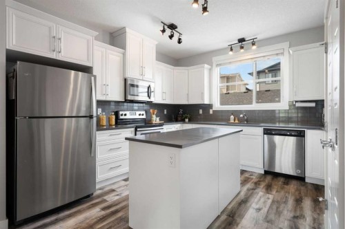 56 Skyview Circle Ne, Calgary, AB - Indoor Photo Showing Kitchen With Stainless Steel Kitchen