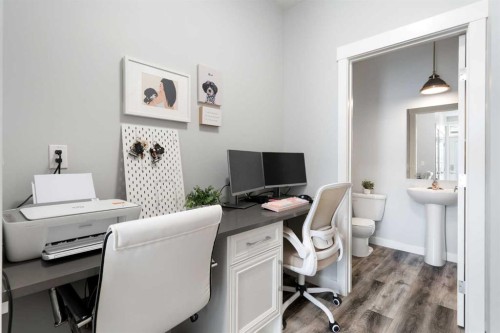 56 Skyview Circle Ne, Calgary, AB - Indoor Photo Showing Office