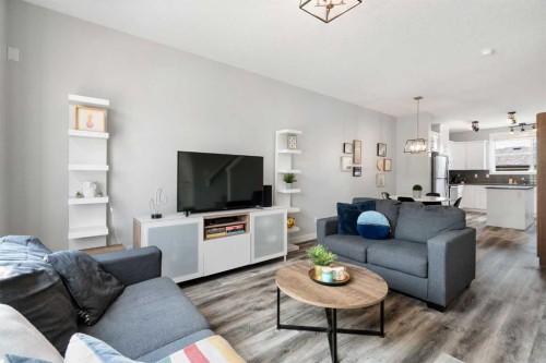 56 Skyview Circle Ne, Calgary, AB - Indoor Photo Showing Living Room