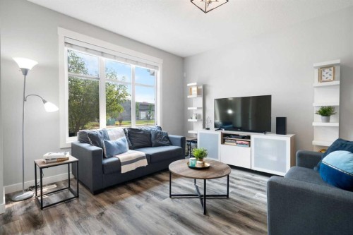 56 Skyview Circle Ne, Calgary, AB - Indoor Photo Showing Living Room