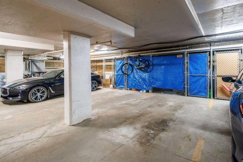 202-509 21 Avenue Sw, Calgary, AB - Indoor Photo Showing Garage