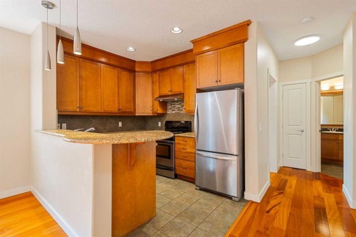 202-509 21 Avenue Sw, Calgary, AB - Indoor Photo Showing Kitchen
