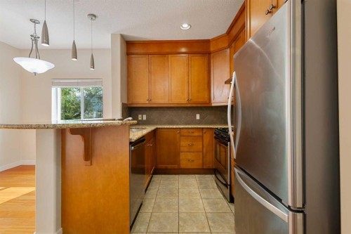 202-509 21 Avenue Sw, Calgary, AB - Indoor Photo Showing Kitchen