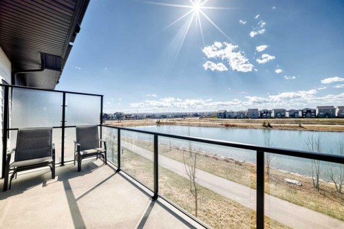 3125-55 Lucas Way Nw, Calgary, AB - Outdoor With Body Of Water With Balcony With View
