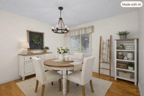 3414 Morley Trail Nw, Calgary, AB - Indoor Photo Showing Dining Room