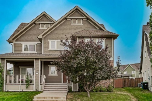 53 Mahogany Point Se, Calgary, AB - Outdoor With Deck Patio Veranda With Facade