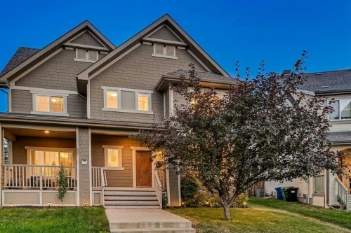 53 Mahogany Point Se, Calgary, AB - Outdoor With Deck Patio Veranda With Facade